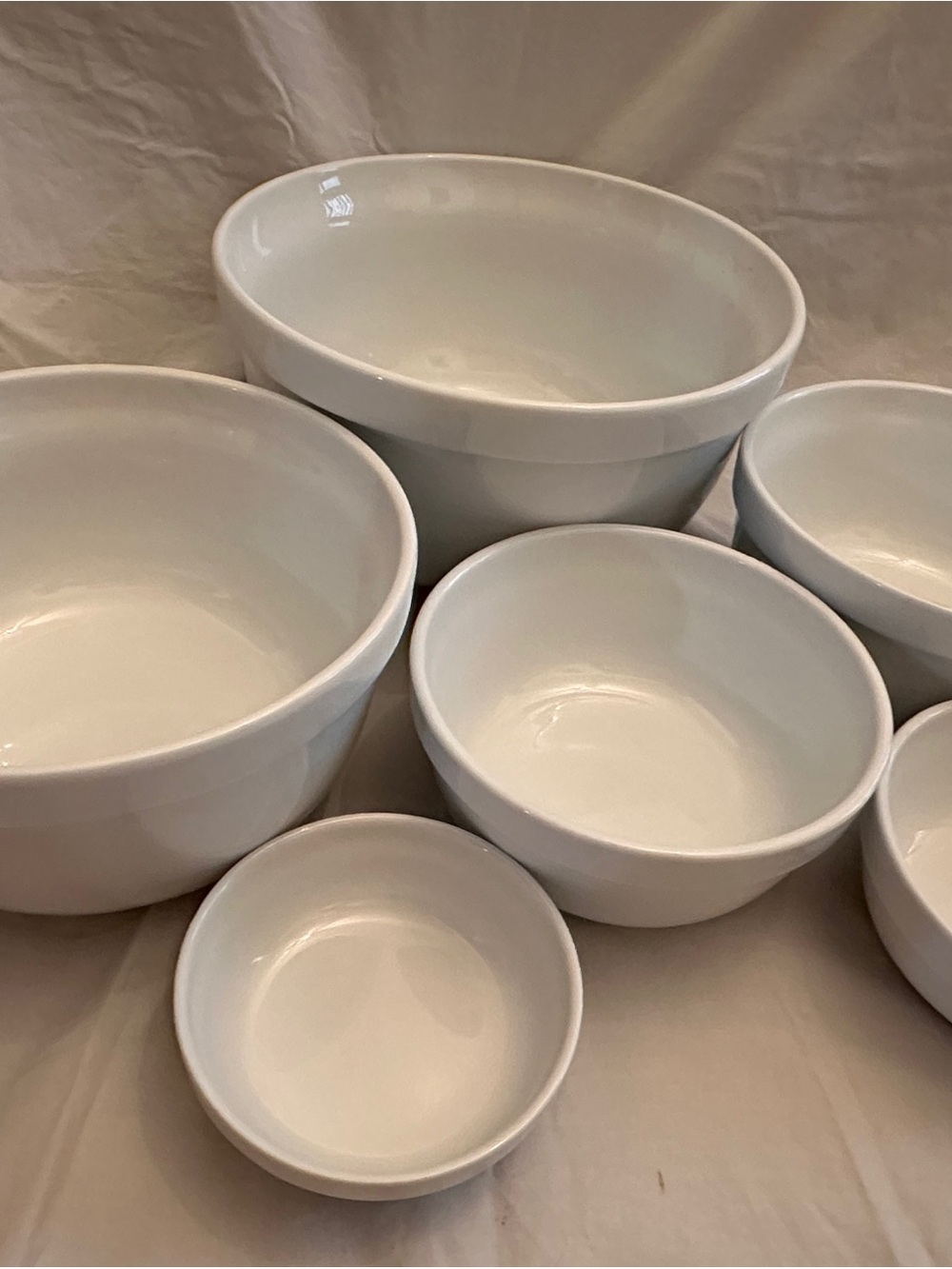 Oneida Tom’s Diner Nesting Bowls - 6 Piece Complete Set